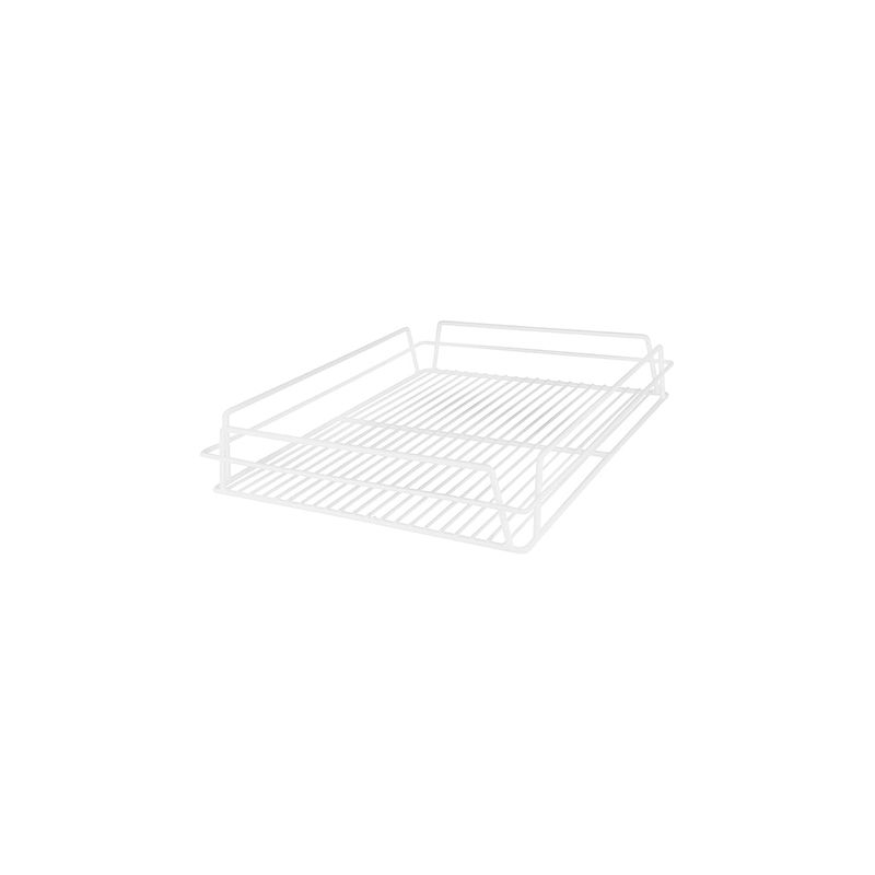CHEF INOX GLASS BASKET WHI PVC 430x355x75mm (*02800*) = PACKET OF 12 X EACHES
