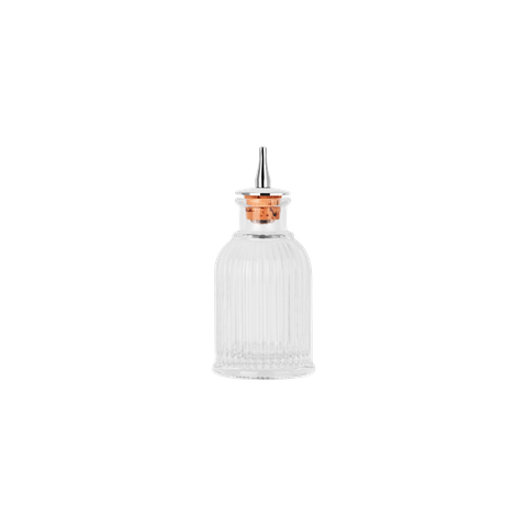 ZANZI LINE BITTERS BOTTLE GLASS 50x120mm 90ml (*Z0902*) =  1 X EACH