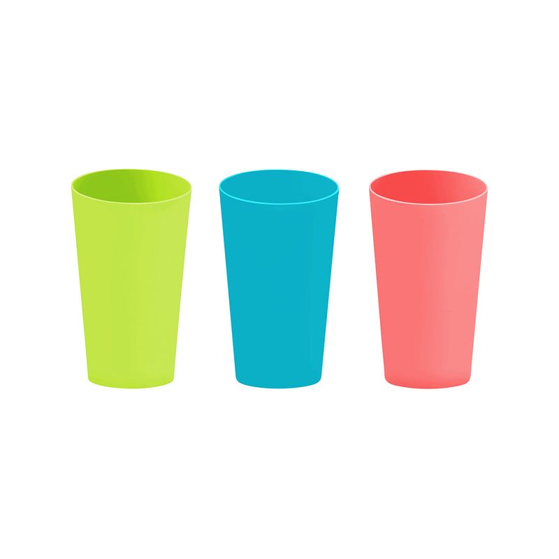 CHEF INOX MILKSHAKE CUP POLYPROP ASST'D COLOURS 730ml (*07678*) = PACK OF 3 X EACHES