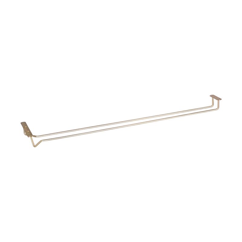 CHEF INOX GLASS HANGER BRASS PLATE 610mm (*10224*) =  1 X EACH