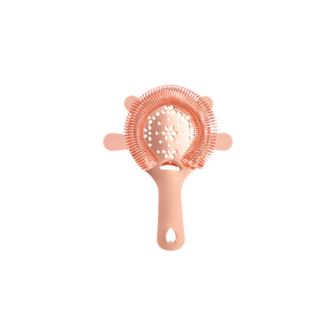 ZANZI 4 PRONG HAWTHORN STRAINER w/FLAT HDL ROSE GOLD 110mm (*Z0302*) =  1 X EACH