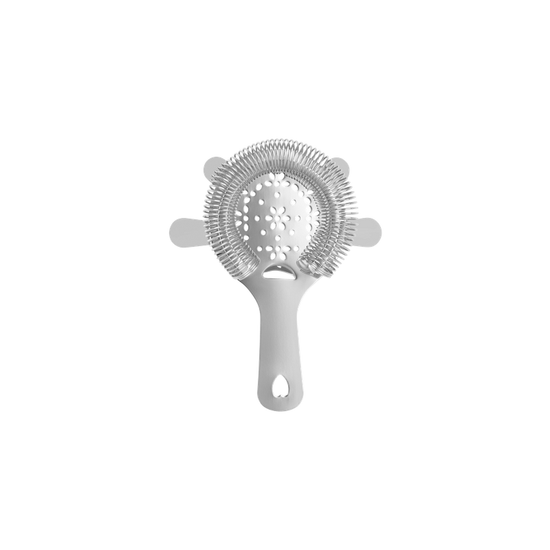 ZANZI 4 PRONG HAWTHORN STRAINER w/FLAT HDL S/S 110x105x13mm (*Z0300*) =  1 X EACH