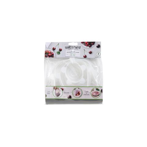 WILTSHIRE REUSEABLE SILICONE BOWL COVER 3PC SET (*WLT43843*) = PACK OF 6 X SETS