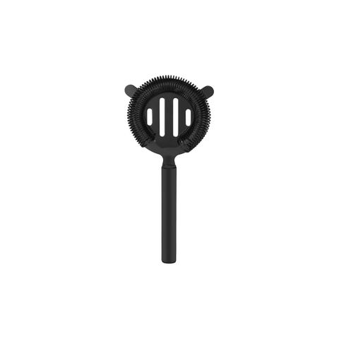 CHEF INOX BAR STRAINER w/PIPE HANDLE S/S POWDER COATED BLACK (*77068*) = PACK OF 12 X EACHES