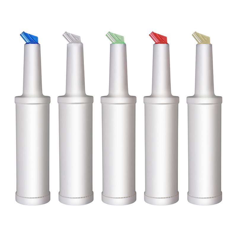 CHEF INOX BEVERAGE DISPENSER COMPLETE w/FIVE SPOUTS PL 1.5lt (*04184*) = PACK OF 5 X EACHES