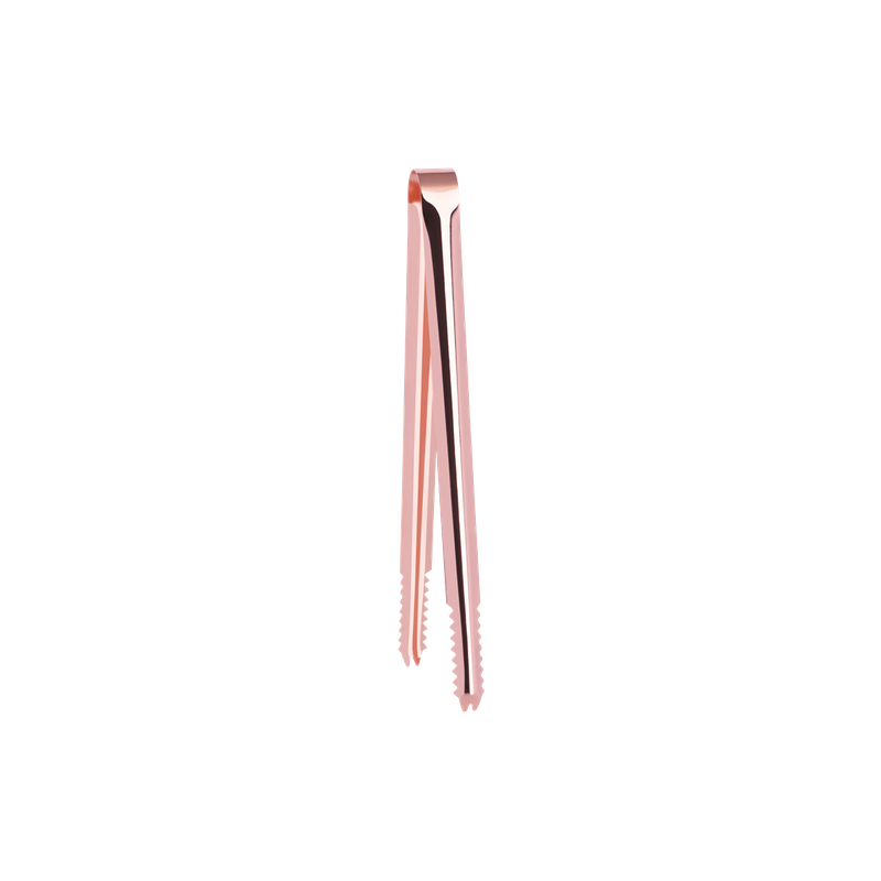 ZANZI ALLIGATOR TEETH ICE TONG ROSE GOLD 245x18mm (*Z0472*) =  1 X EACH