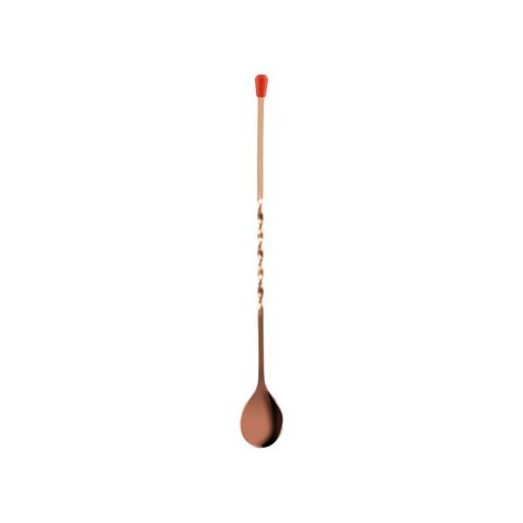 CHEF INOX BAR/MUDDLING SPOON COPPER PLATED 330mm (*07960-C*) =  1 X EACH