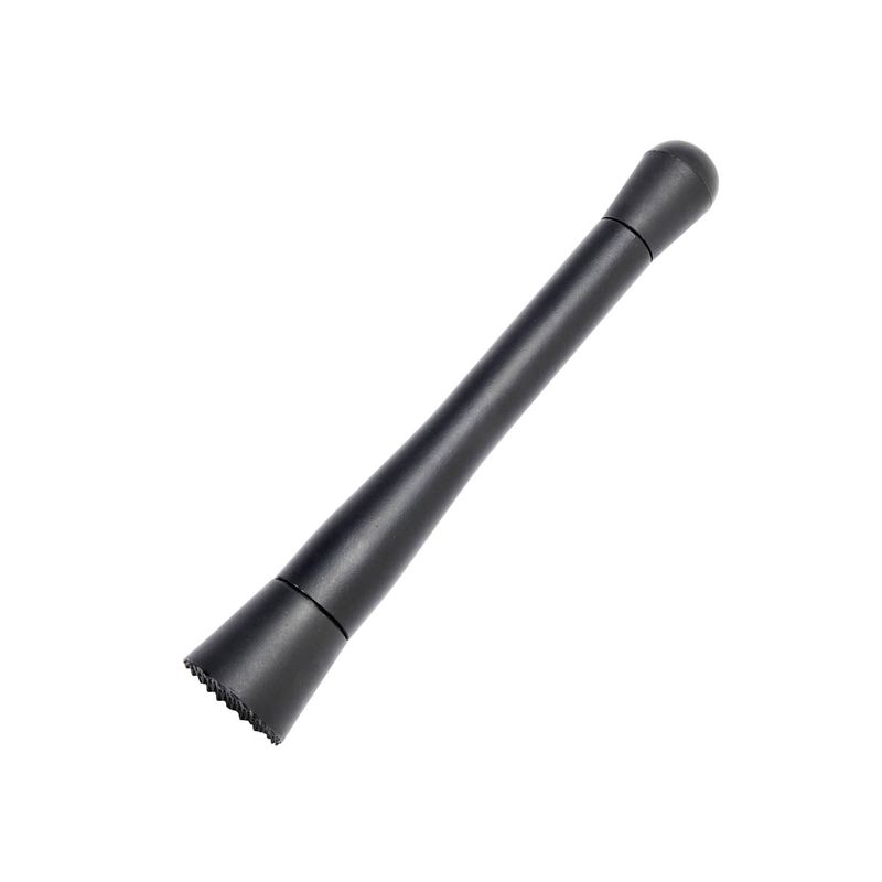 CHEF INOX ICE BREAKING MUDDLER POWDER COATED 210mm BLACK (*77250*) = PACK OF 12 X EACHES