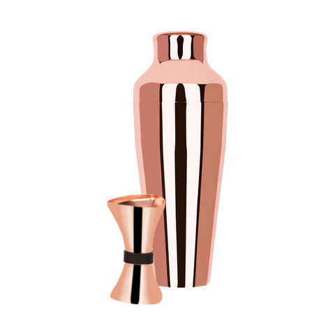 ZANZI COCKTAIL SET ROSE GOLD 2pc (*Z9002*) =  1 X SET