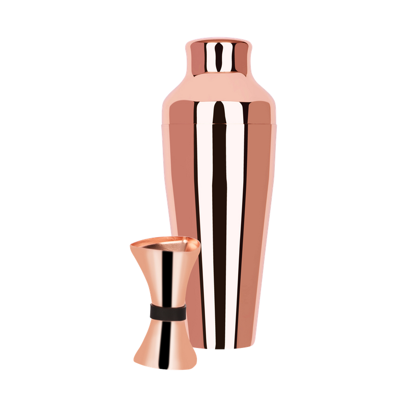 ZANZI COCKTAIL SET ROSE GOLD 2pc (*Z9002*) =  1 X SET
