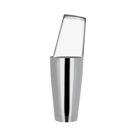 ZANZI SHAKING BOSTON COCKTAIL SHAKER BASE & GLASS S/S 700ml (*Z0151*) =  1 X EACH