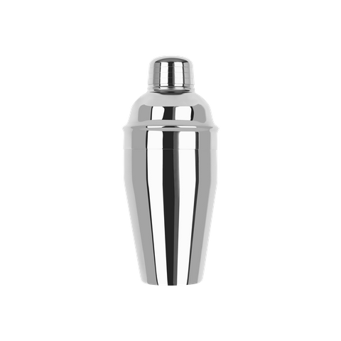 ZANZI CLASSIC CLUB COCKTAIL SHAKER 3pc S/S 500ml (*Z0110*) =  1 X EACH