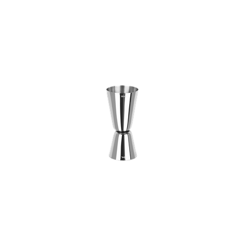 ZANZI CLASSIC STYLE JIGGER S/S 44X38X98mm 25/50ml (*Z0586*) =  1 X EACH