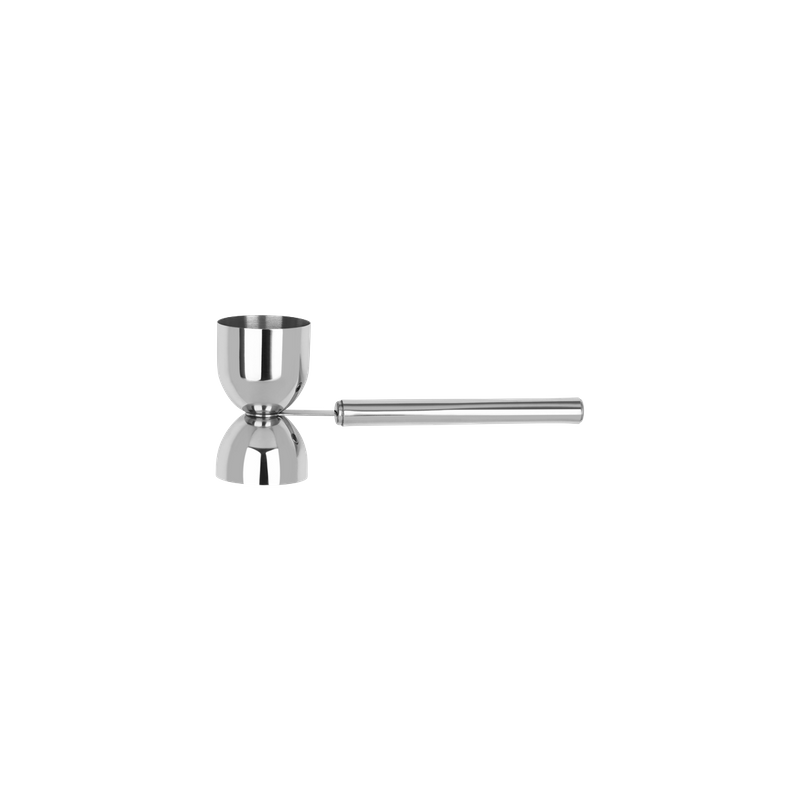 ZANZI PIPE JIGGER w/HDL S/S 20/40ml (*Z0620*) =  1 X EACH