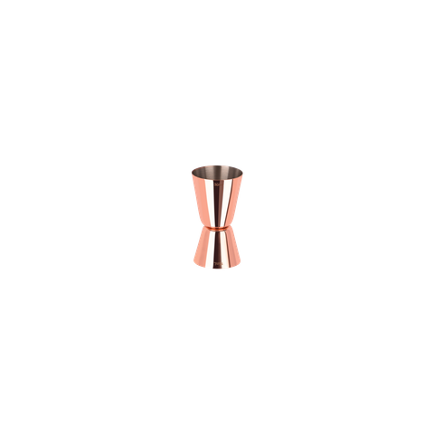 ZANZI CLASSIC STYLE JIGGER ROSE GOLD 40x75mm 15/30ml (*Z0582*) =  1 X EACH