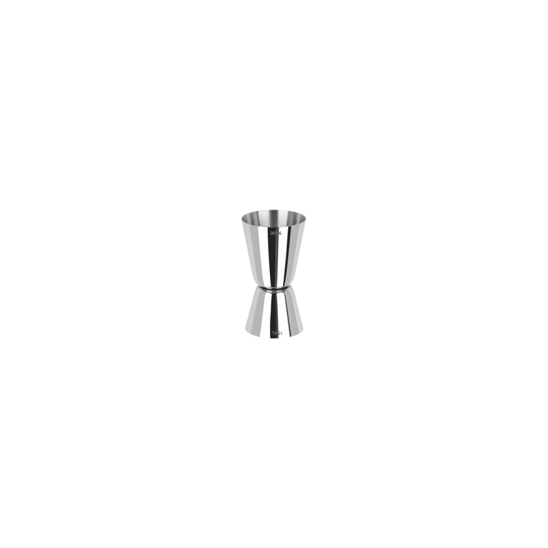ZANZI CLASSIC STYLE JIGGER S/S 40x75mm 15/30ml (*Z0580*) =  1 X EACH