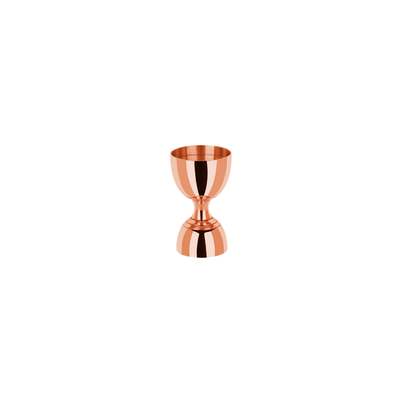 ZANZI MIXOLOGY JIGGER 30/60ml ROSE GOLD 90x53x45mm (*Z0502*) =  1 X EACH