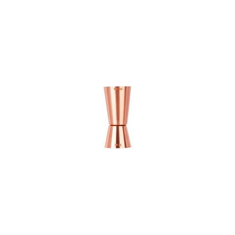 CHEF INOX JIGGER COPPER PLATED 30/60ml (*77081*) =  1 X EACH
