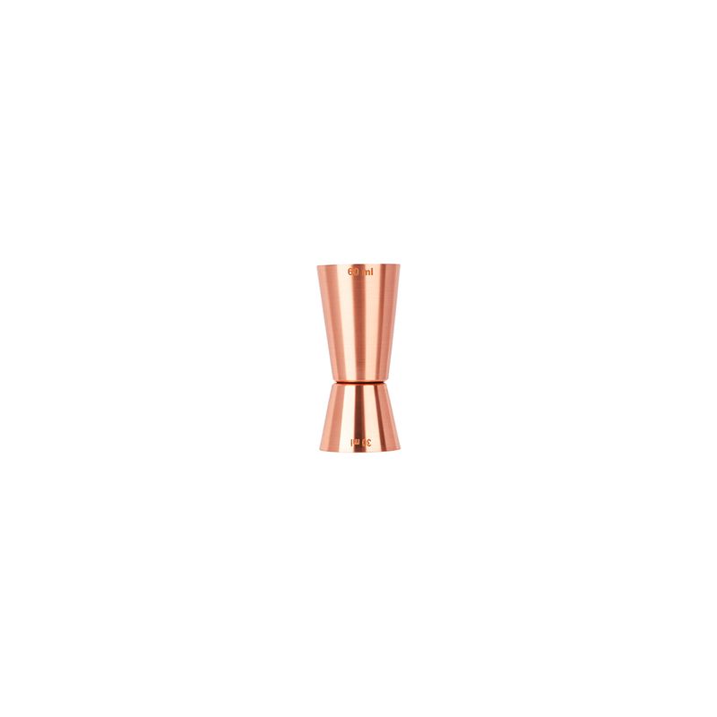CHEF INOX JIGGER COPPER PLATED 30/60ml (*77081*) =  1 X EACH