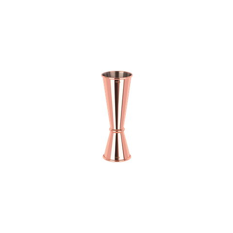 ZANZI TOKYO JIGGER w/CURLED EDGE ROSE GOLD 30/60ml (*Z0610*) =  1 X EACH