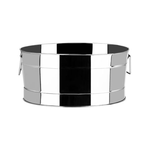 CHEF INOX OVAL BEVERAGE TUB MIRROR FINISH S/S 520x360x245mm (*70371*) =  1 X EACH