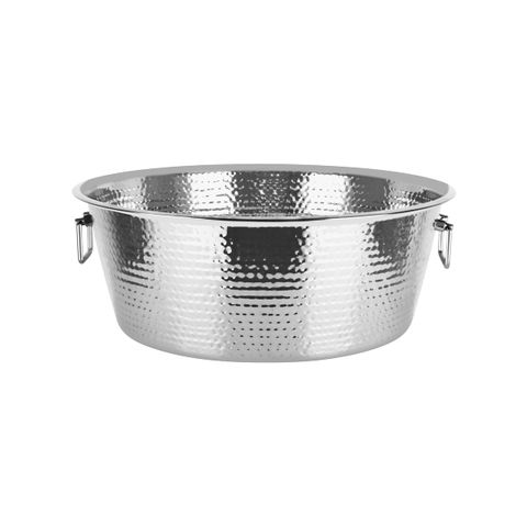 ZANZI CHAMPAGNE PARTY TUB SINGLE WALL HAMMERED 530x245mm (*08030*) =  1 X EACH