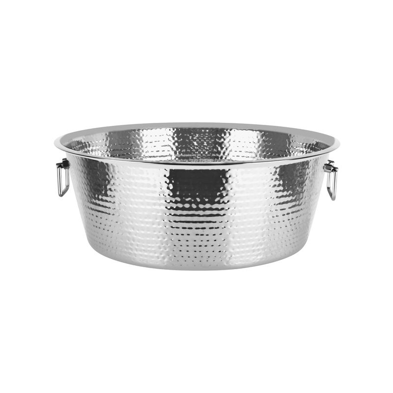 ZANZI CHAMPAGNE PARTY TUB SINGLE WALL HAMMERED 530x245mm (*08030*) =  1 X EACH