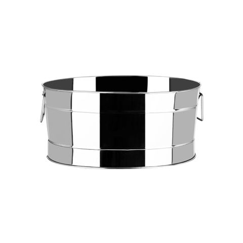 CHEF INOX OVAL BEVERAGE TUB MIRROR FINISH S/S 440x300x200mm (*70370*) =  1 X EACH
