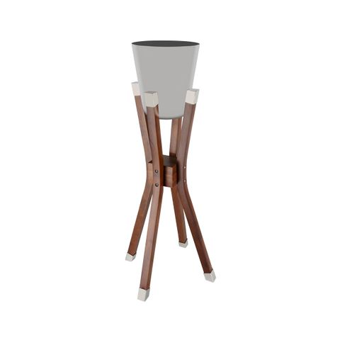 CHEF INOX WINE BUCKET 1 BOTTLE AND STAND SET 18/10 370x820mm (*70367*) =  1 X EACH