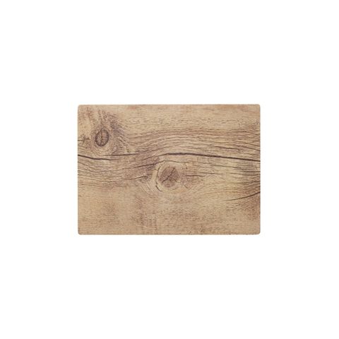 CHEF INOX RECT PIZZA BOARD MA 360x255mm OAK WOOD EFFECT (*46720*) =  1 X EACH