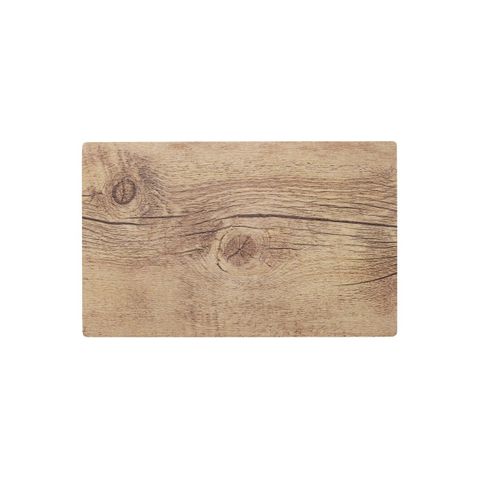CHEF INOX RECT PIZZA BOARD MA 410x255mm OAK WOOD EFFECT (*46725*) =  1 X EACH