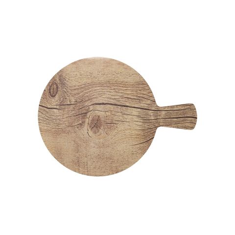 CHEF INOX ROUND PIZZA BOARD w/HDL MA 320mm OAK WOOD EFFECT (*46711*) =  1 X EACH