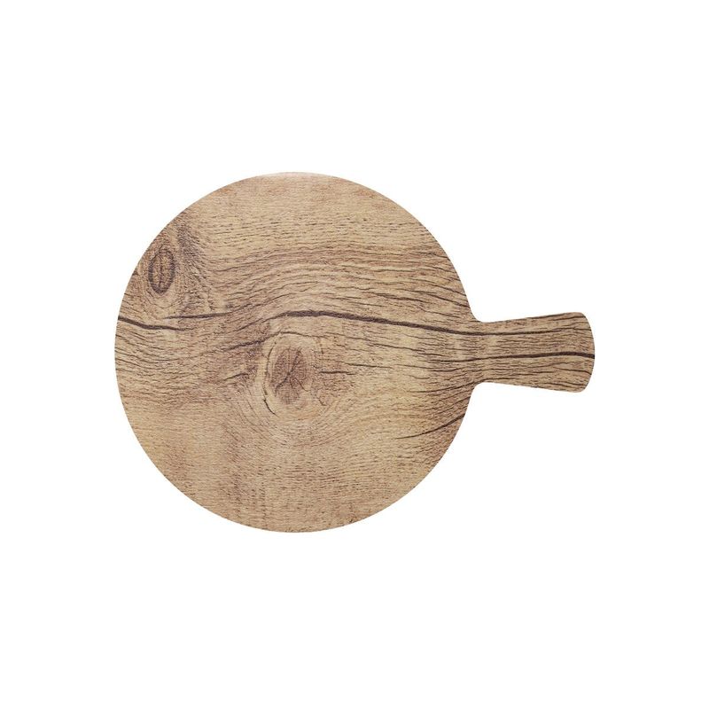 CHEF INOX ROUND PIZZA BOARD w/HDL MA 320mm OAK WOOD EFFECT (*46711*) =  1 X EACH