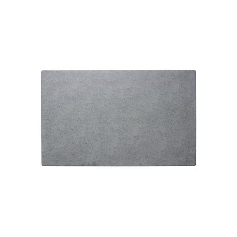 CHEF INOX PIZZA BRD RECT MELAMINE 410x255mm LIGHT GREY SLATE (*46925*) =  1 X EACH