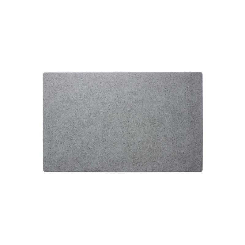 CHEF INOX PIZZA BRD RECT MELAMINE 410x255mm LIGHT GREY SLATE (*46925*) =  1 X EACH