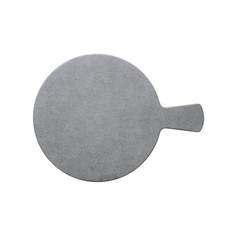 CHEF INOX PIZZA BRD RND w/HDL MELAMINE 372mm LIGHTGREY SLATE (*46912*) =  1 X EACH