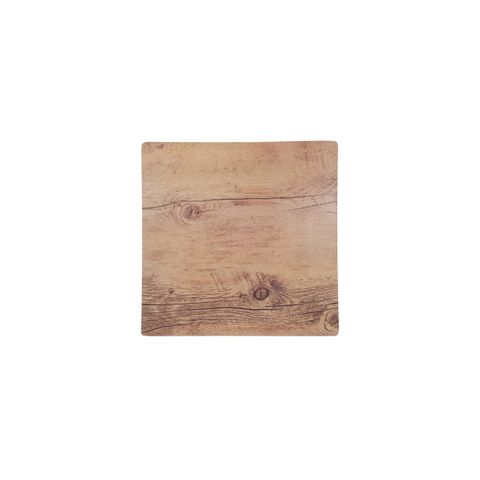 CHEF INOX SQUARE PIZZA BOARD MA 255x255mm OAK WOOD EFFECT (*46765*) =  1 X EACH