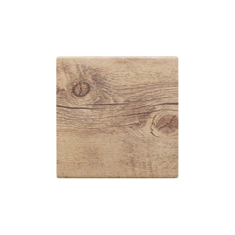 CHEF INOX SQUARE PIZZA BOARD MA 310x310mm OAK WOOD EFFECT (*46770*) =  1 X EACH
