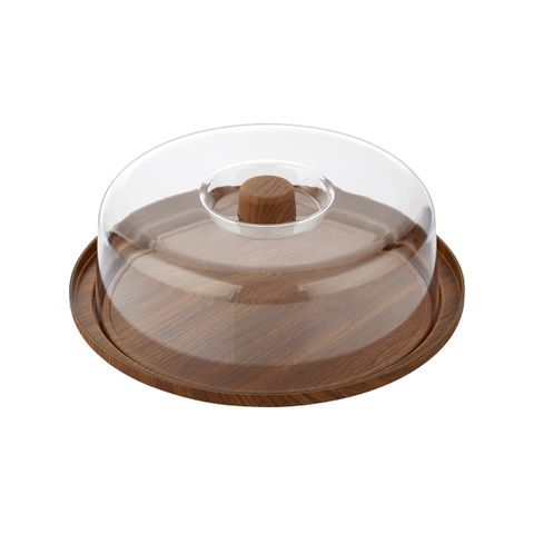 EVELIN CAKE PLATTER & COVER SET 300x110mm (*EVE10501*) =  1 X EACH