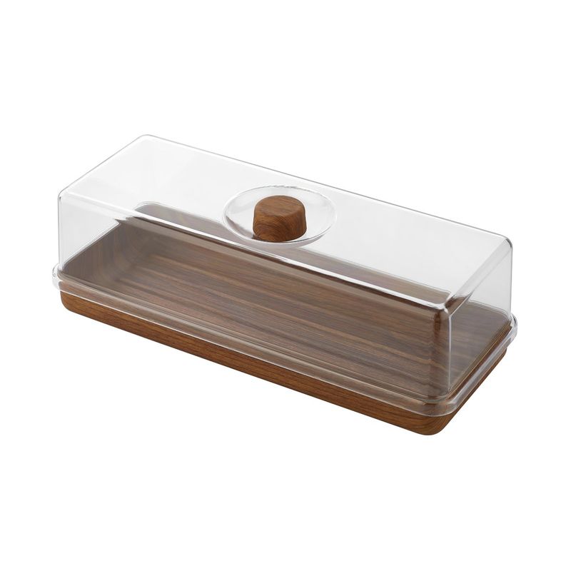 EVELIN RECTANGULAR PLATTER & COVER SET 390x160x130mm (*EVE10502*) =  1 X EACH