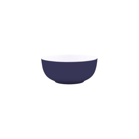 JAB GELATO-NAVY BLUE/WHITE BLUE ROUND BOWL 150x60mm (*47542*) = PACK OF 6 X EACHES