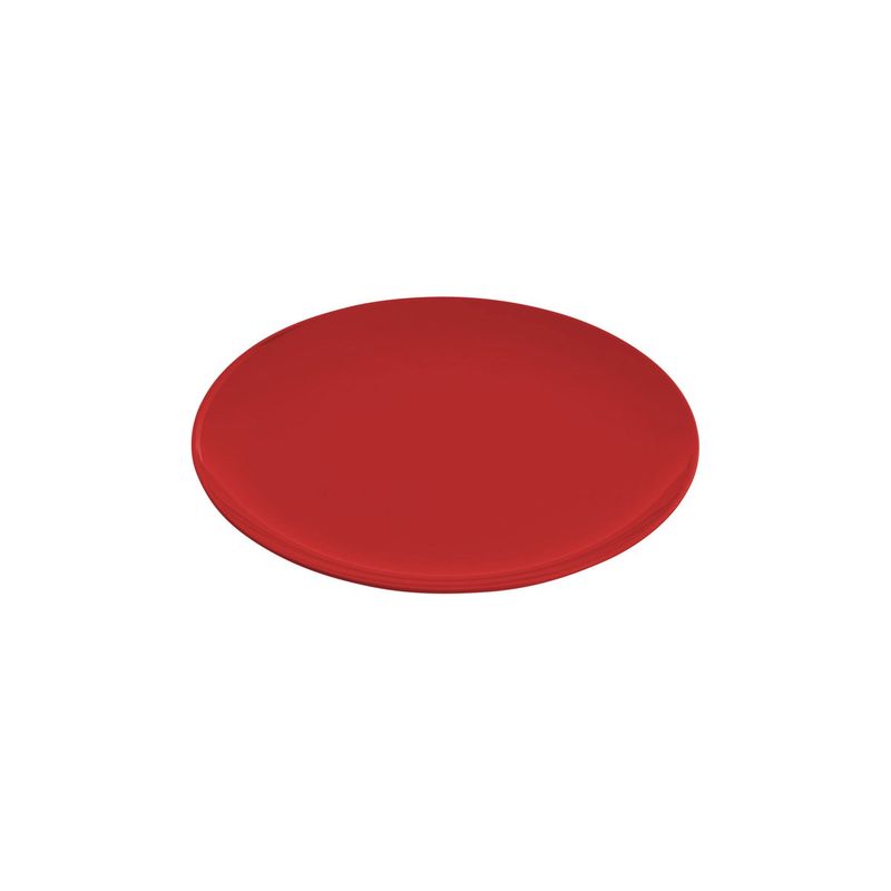JAB GELATO-RED ROUND PLATE COUPE 250mm (*47501*) = PACK OF 12 X EACHES