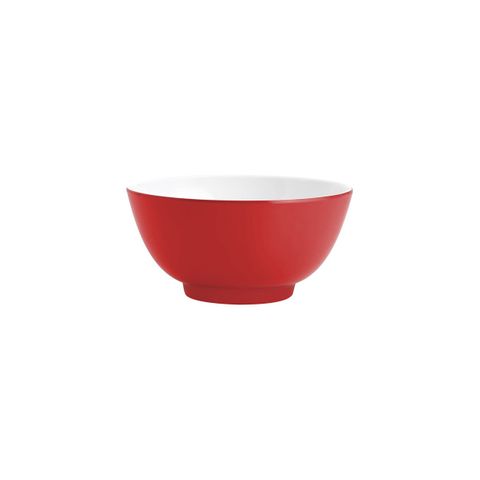 JAB GELATO-RED/WHITE CEREAL BOWL 150mm (*47502*) = PACK OF 6 X EACHES