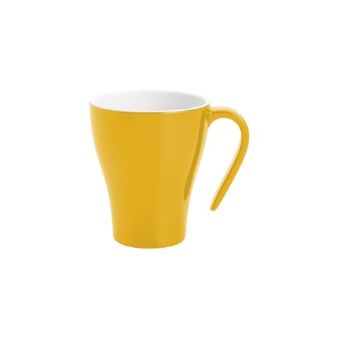 JAB GELATO-YELLOW COFFEE MUG STACKABLE 350ml (*47617*) = PACK OF 12 X EACHES
