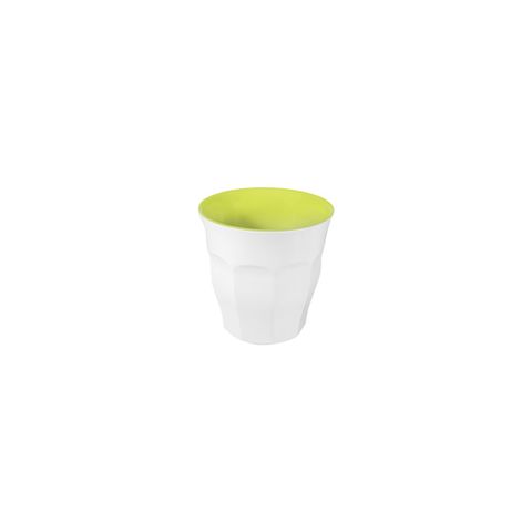 JAB SORBET-APPLE/WHITE BODY ESPRESSO CUP 75mm 200ml (*48621*) = PACK OF 12 X EACHES
