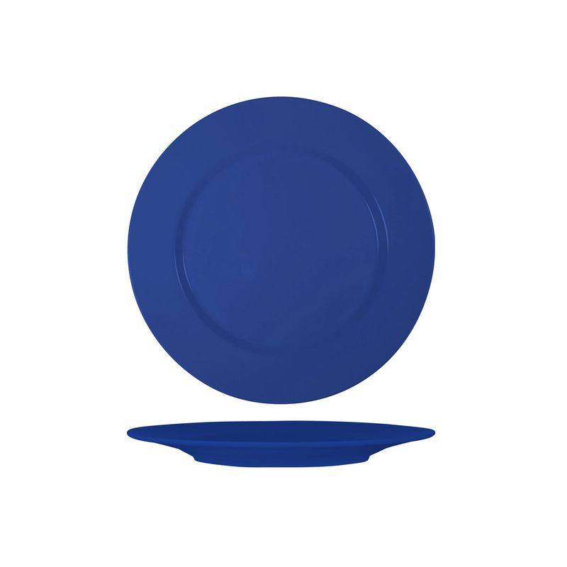 SUPERWARE DARK BLUE ROUND PLATE RIM 230mm (*SUPER20202*) = PACK OF 6 X EACHES