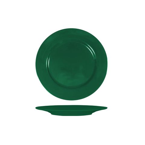 SUPERWARE GREEN GREEN ROUND PLATE RIM 230mm (*SUPER20402*) = PACK OF 6 X EACHES