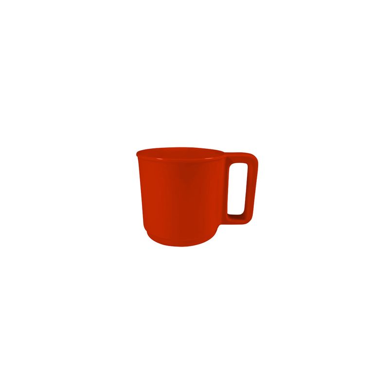 SUPERWARE RED MUG STACKABLE 350ml (*SUPER20507*) = PACK OF 12 X EACHES