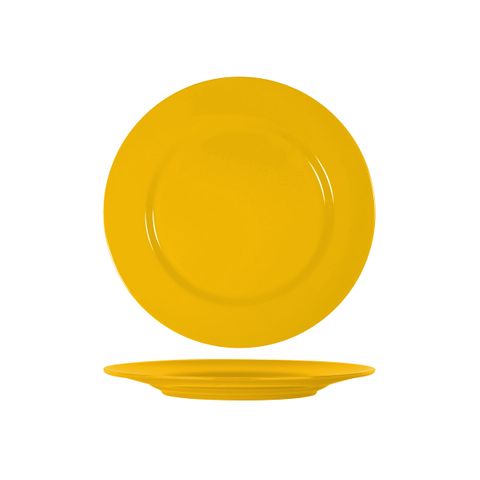 SUPERWARE DARK YELLOW ROUND PLATE RIM 260mm (*SUPER20603*) = PACK OF 48 X EACHES