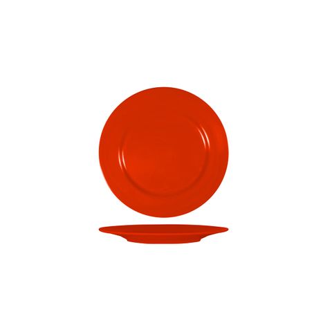 SUPERWARE RED ROUND PLATE RIM 165mm (*SUPER20501*) = PACK OF 6 X EACHES